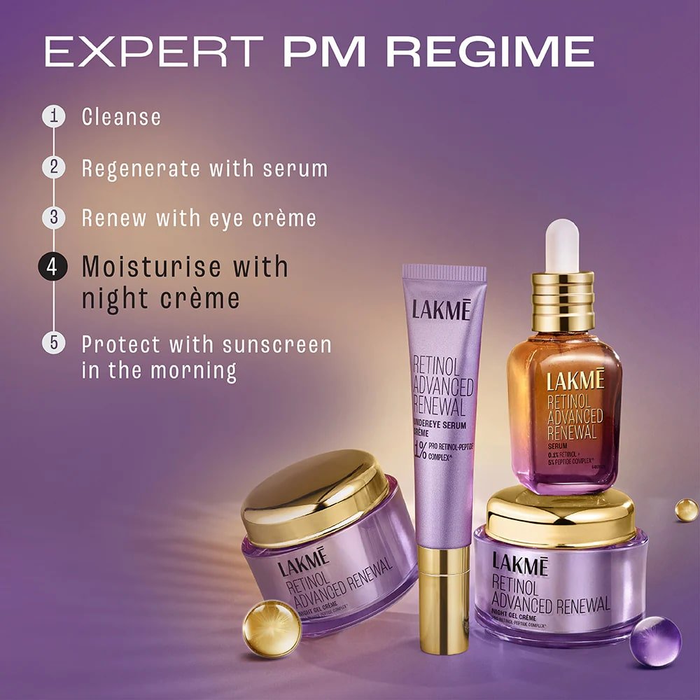 Lakme Youth Infinity Night Creme 50 gm | Pro-Retinol C Complex | Improves Skin Firmness | Gives Youthful & Firmer Skin | For All Skin Type, Pack of 1 Lakme Youth Infinity Night Creme 50 gm | Pro-Retinol C Complex | Improves Skin Firmness | Gives Youthful & Firmer Skin | For All Skin Type, Pack of 1