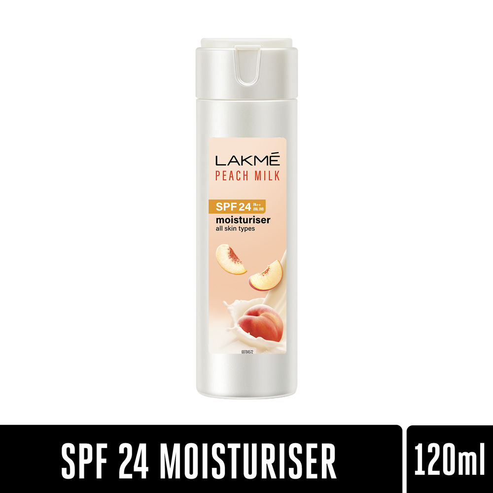 Lakme Peach Milk SPF 24 Moisturiser Cream, 120 ml Price, Uses, Side