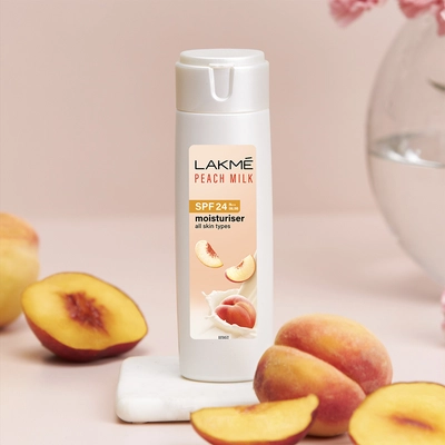 Lakme Peach Milk Intense Moisturiser SPF 24 PA++ UVA-UVB, 200 ml, Pack of 1