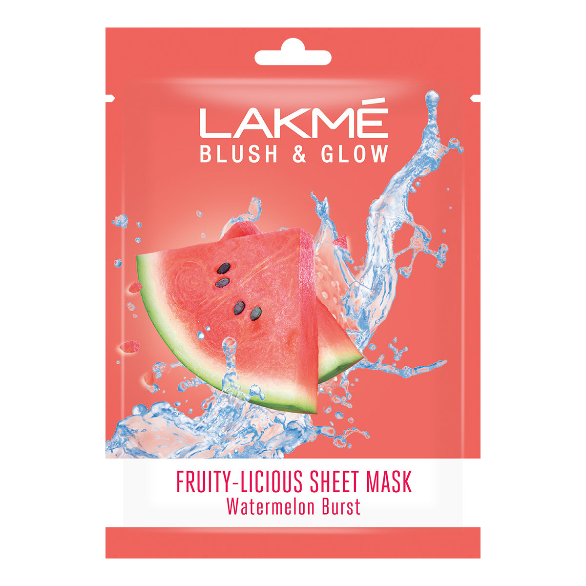 Lakme Blush & Glow Watermelon Burst Sheet Mask 25 ml | With Pure Watermelon Extract | Fruit Facial Like Glow In 15 Min | Gives Rejuvenated Feel, Pack of 1 Lakme Blush & Glow Watermelon Burst Sheet Mask 25 ml | With Pure Watermelon Extract | Fruit Facial Like Glow In 15 Min | Gives Rejuvenated Feel, Pack of 1