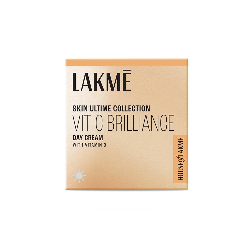 Lakme 9to5 Vit-C+ Brilliance Day Cream, 50 gm, Pack of 1 Lakme 9to5 Vit-C+ Brilliance Day Cream, 50 gm, Pack of 1