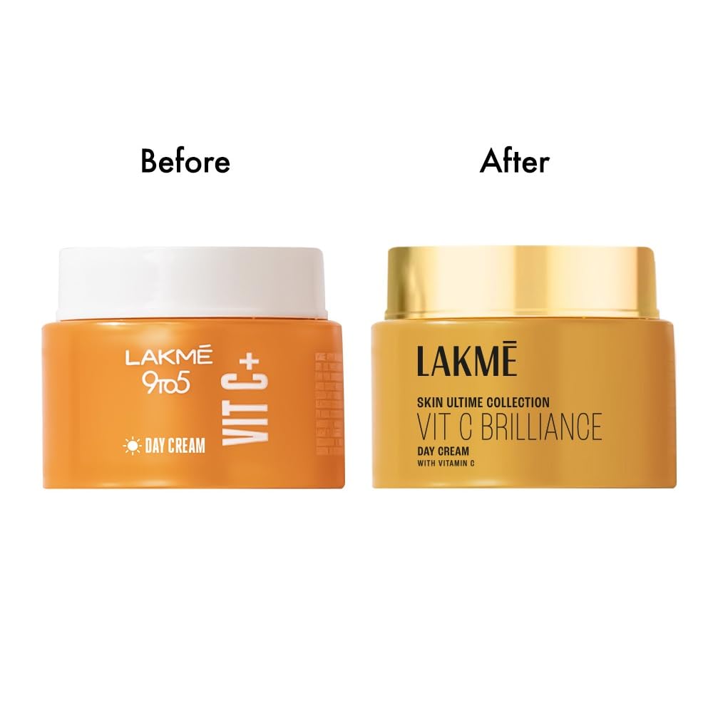 Lakme 9to5 Vit-C+ Brilliance Day Cream, 50 gm, Pack of 1 Lakme 9to5 Vit-C+ Brilliance Day Cream, 50 gm, Pack of 1