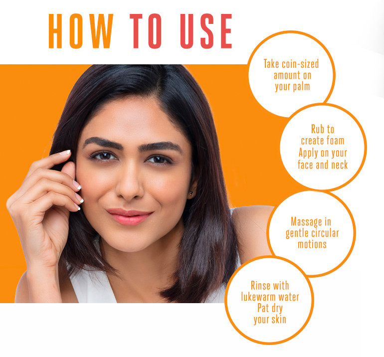 Lakme 9to5 Vitamin C+ Face Wash, 100 gm, Pack of 1 Lakme 9to5 Vitamin C+ Face Wash, 100 gm, Pack of 1