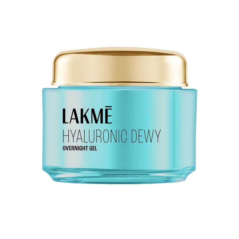 Lakme Hyaluronic Dewy Overnight Gel with Hyaluronic Acid, 50 gm, Pack of 1 Lakme Hyaluronic Dewy Overnight Gel with Hyaluronic Acid, 50 gm, Pack of 1