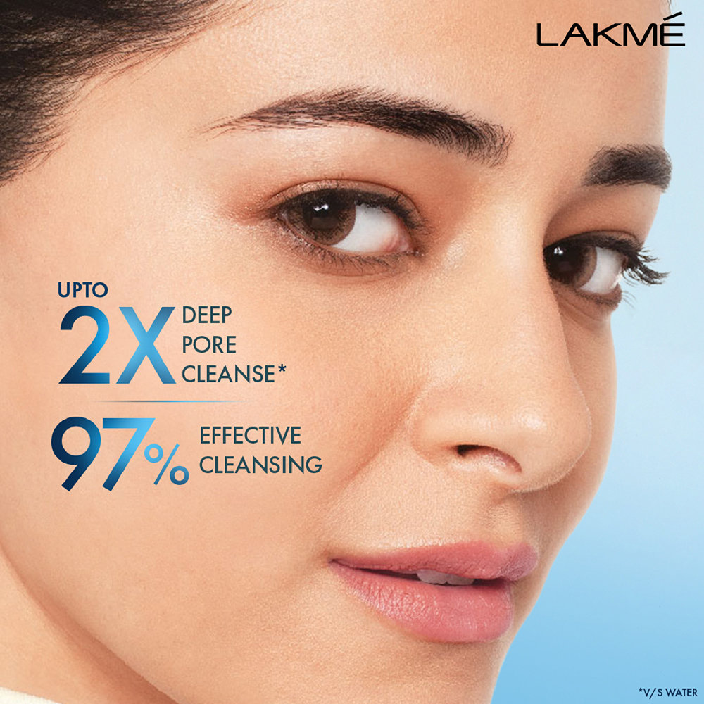 Lakme Micellar Pure Micellar Face Wash 100 gm | Gentle Cleansing | Removes Makeup | Brightens & Hydrates Skin | Deep Pore Cleansing | For All Skin Type, Pack of 1 Lakme Micellar Pure Micellar Face Wash 100 gm | Gentle Cleansing | Removes Makeup | Brightens & Hydrates Skin | Deep Pore Cleansing | For All Skin Type, Pack of 1