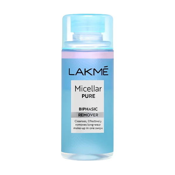 Lakme Micellar Pure Biphasic Makeup Remover, 100 ml, Pack of 1