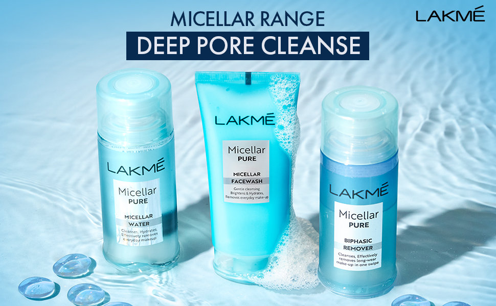 Lakme Micellar Pure Biphasic Makeup Remover, 100 ml, Pack of 1 Lakme Micellar Pure Biphasic Makeup Remover, 100 ml, Pack of 1