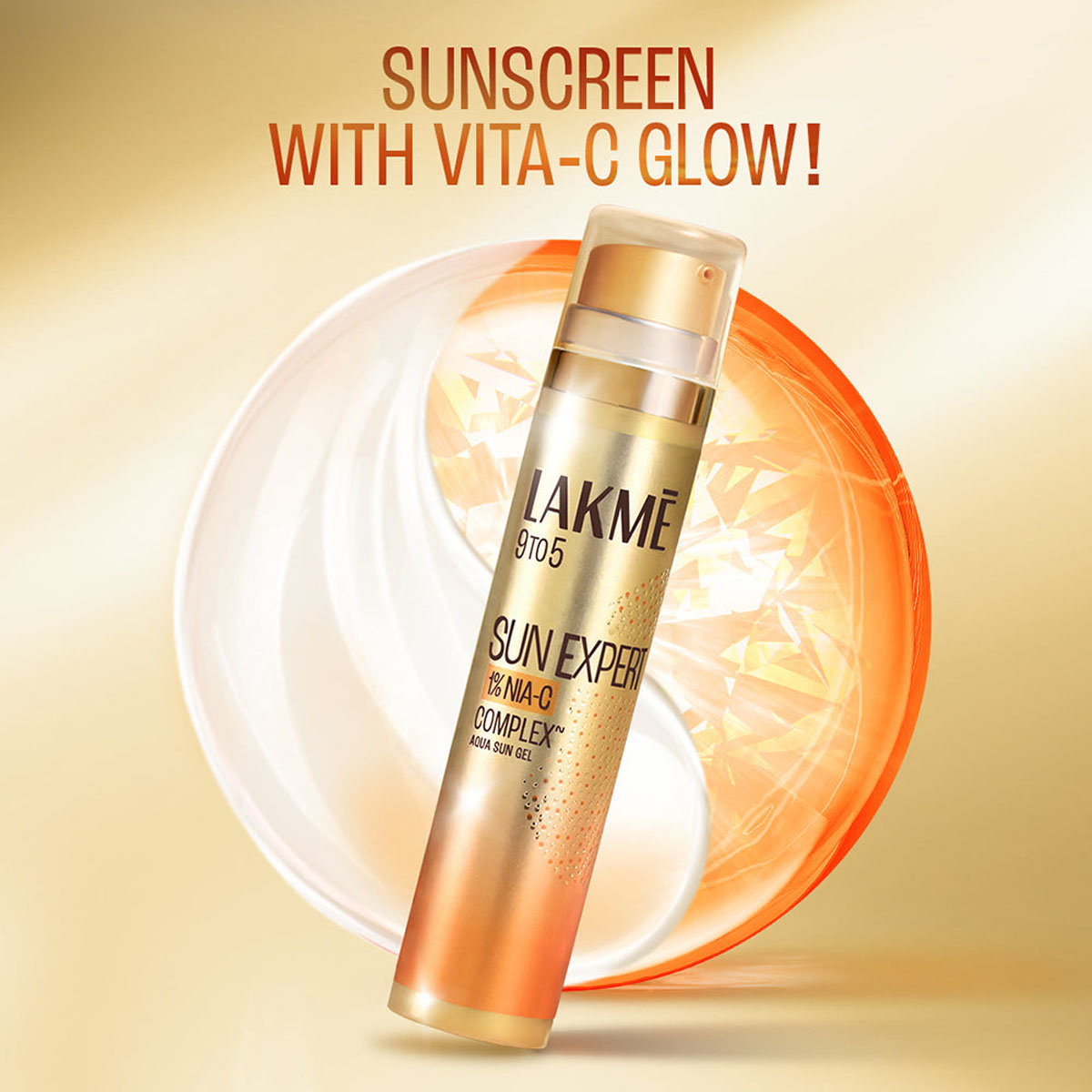 Lakme Sun Expert 1% Nia-C SPF 50 PA++++ Sunscreen Gel, 56 gm, Pack of 1 Lakme Sun Expert 1% Nia-C SPF 50 PA++++ Sunscreen Gel, 56 gm, Pack of 1