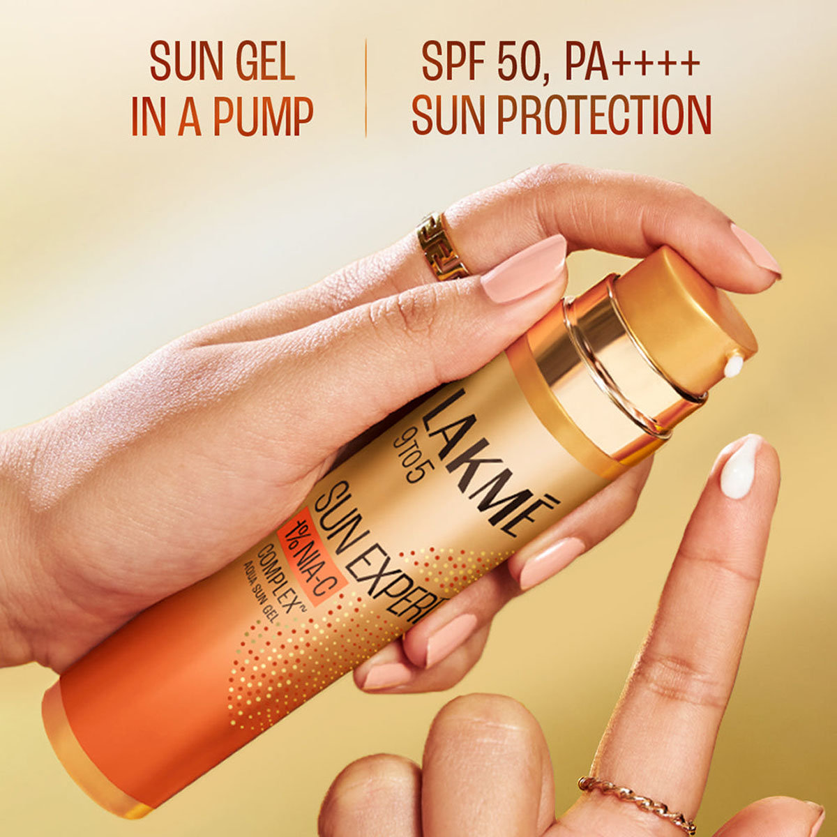 Lakme Sun Expert 1% Nia-C SPF 50 PA++++ Sunscreen Gel, 56 gm, Pack of 1 Lakme Sun Expert 1% Nia-C SPF 50 PA++++ Sunscreen Gel, 56 gm, Pack of 1