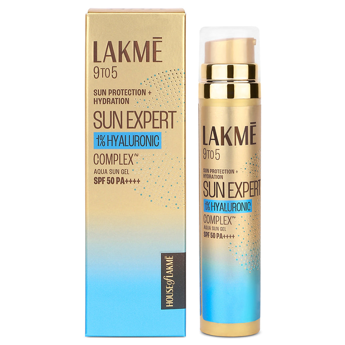 Lakme Sun Expert 1% Hyaluronic SPF 50 PA++++ Sunscreen Gel, 56 gm, Pack of 1 Lakme Sun Expert 1% Hyaluronic SPF 50 PA++++ Sunscreen Gel, 56 gm, Pack of 1