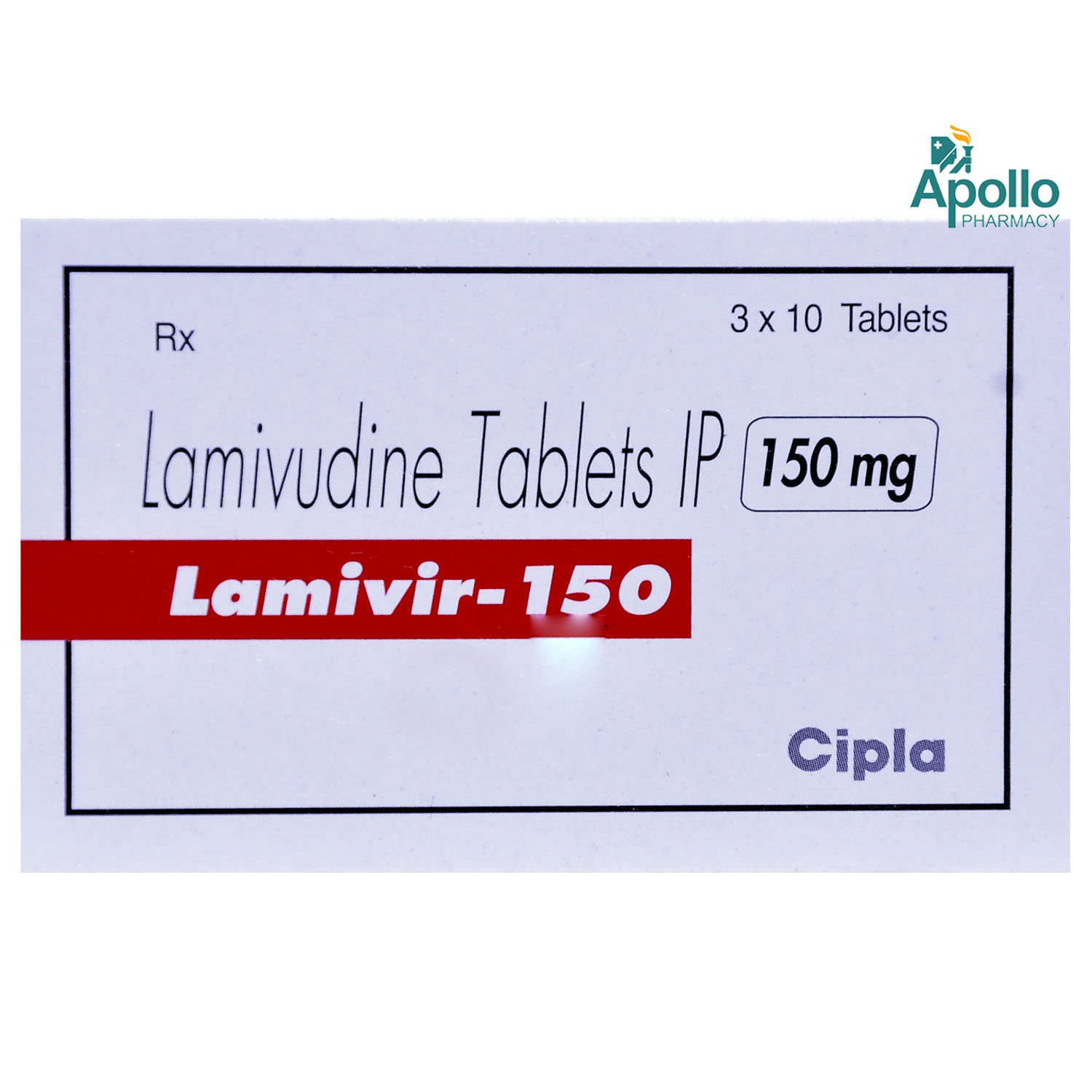 Lamivir-150 Tablet 10's, Pack of 10 TABLETS Lamivir-150 Tablet 10's, Pack of 10 TABLETS