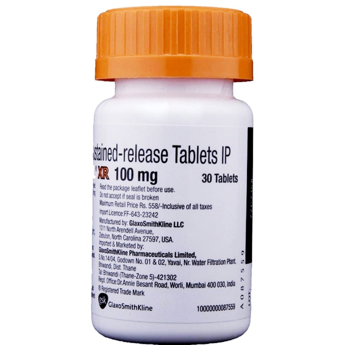 Lamictal XR 100 Tablet 30's, Pack of 30 TABLETS Lamictal XR 100 Tablet 30's, Pack of 30 TABLETS