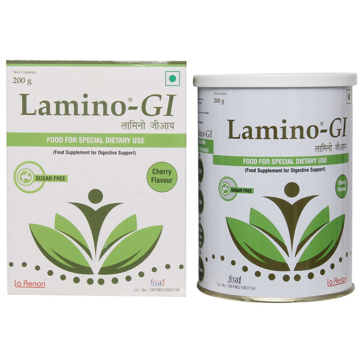 Lamino-GI Cherry Flavour Powder 200 gm, Pack of 1 Lamino-GI Cherry Flavour Powder 200 gm, Pack of 1