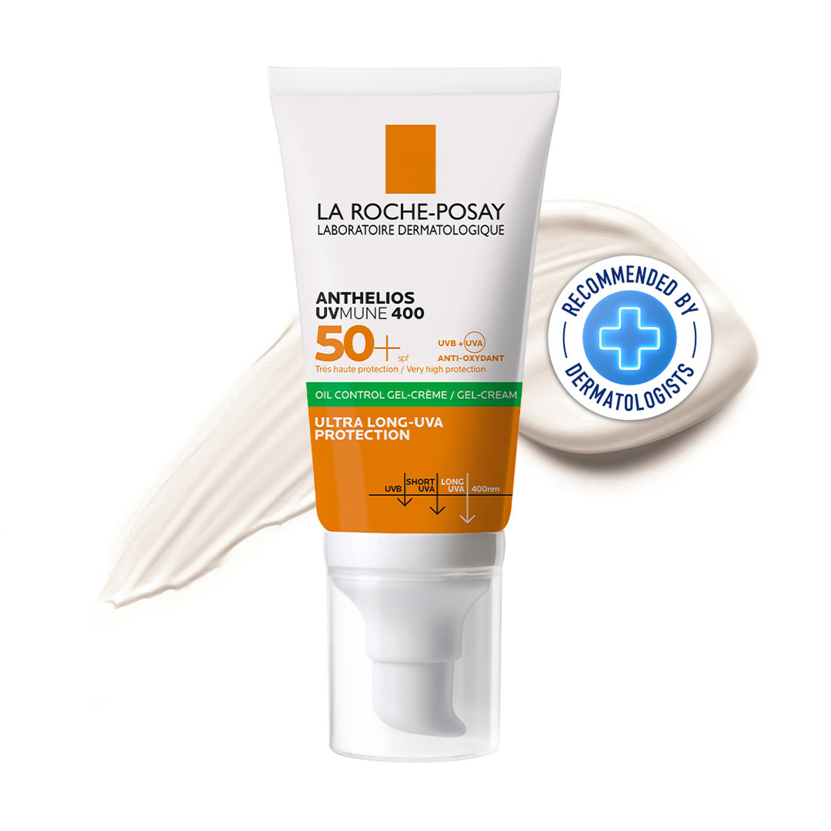 La Roche-Posay Anthelios UVMune 400 Oil Control SPF50 Gel Cream, 50 ml, Pack of 1 La Roche-Posay Anthelios UVMune 400 Oil Control SPF50 Gel Cream, 50 ml, Pack of 1