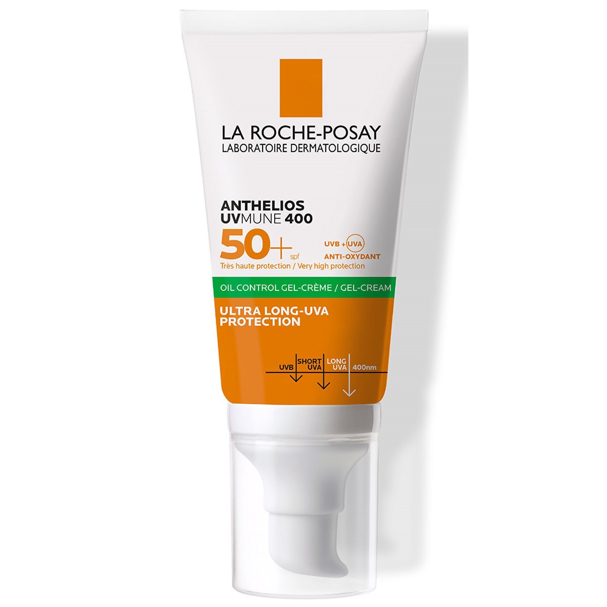 La Roche-Posay Anthelios UVMune 400 Oil Control SPF50 Gel Cream, 50 ml, Pack of 1 La Roche-Posay Anthelios UVMune 400 Oil Control SPF50 Gel Cream, 50 ml, Pack of 1