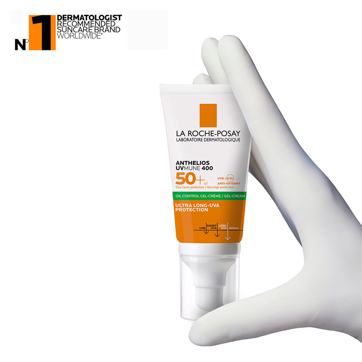 La Roche-Posay Anthelios UVMune 400 Oil Control SPF50 Gel Cream, 50 ml, Pack of 1 La Roche-Posay Anthelios UVMune 400 Oil Control SPF50 Gel Cream, 50 ml, Pack of 1