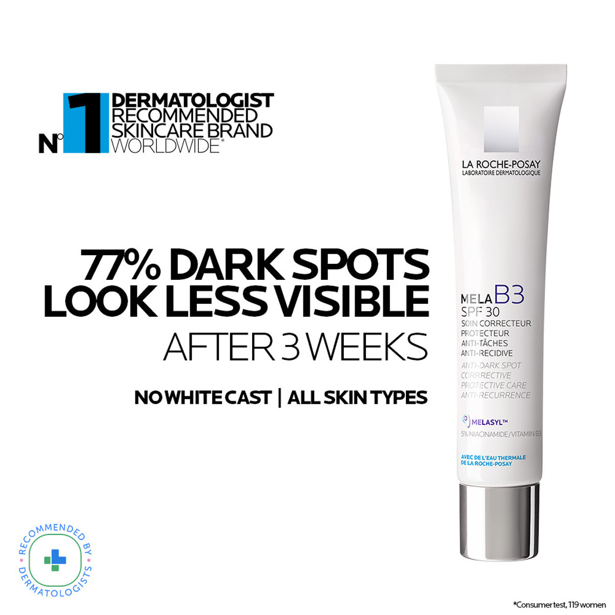 La Roche-Posay Mela B3 SPF 30 Cream, 40ml, Pack of 1 La Roche-Posay Mela B3 SPF 30 Cream, 40ml, Pack of 1