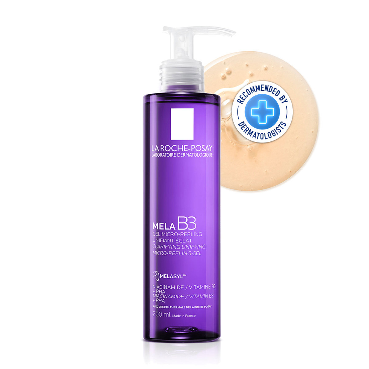 La Roche-Posay Mela B3 Facial Gel Cleanser, 200ml, Pack of 1 La Roche-Posay Mela B3 Facial Gel Cleanser, 200ml, Pack of 1