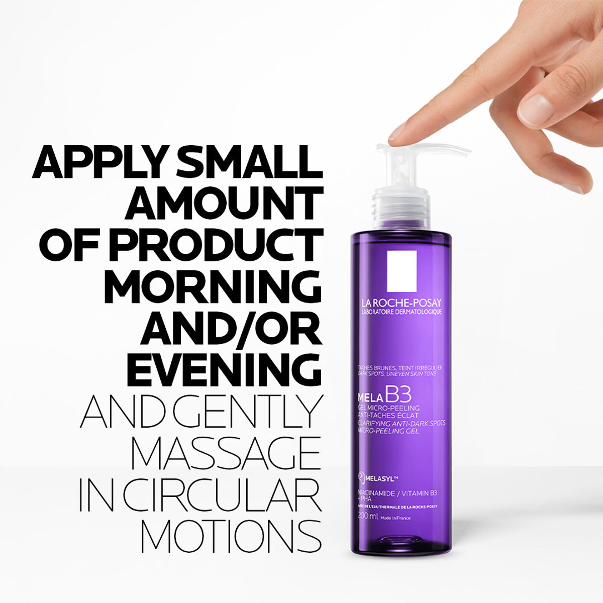 La Roche-Posay Mela B3 Facial Gel Cleanser, 200ml, Pack of 1 La Roche-Posay Mela B3 Facial Gel Cleanser, 200ml, Pack of 1