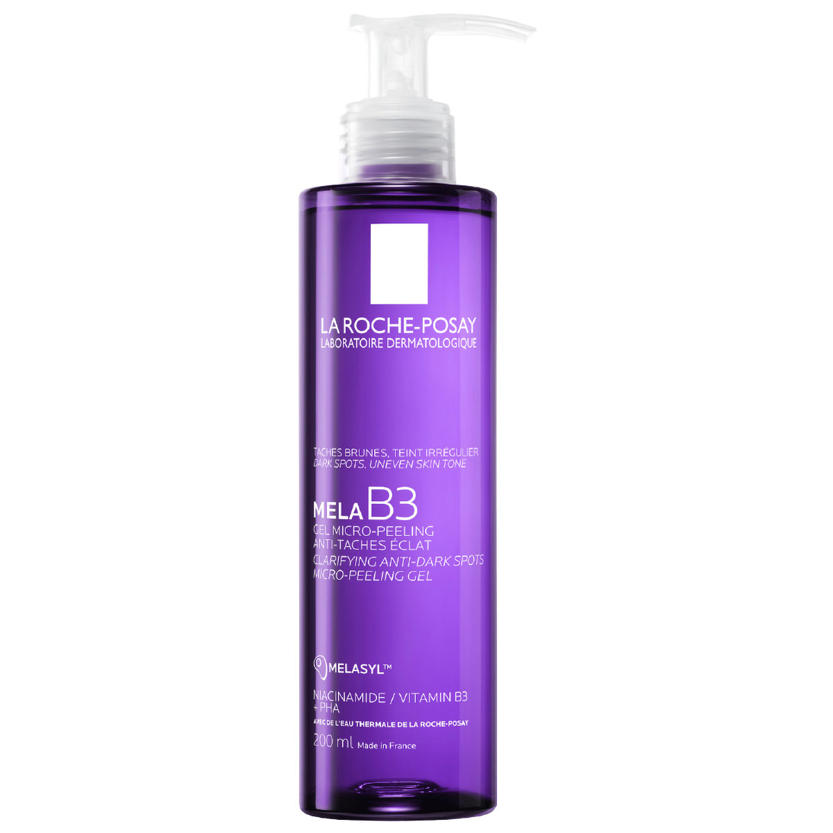 La Roche-Posay Mela B3 Facial Gel Cleanser, 200ml, Pack of 1 La Roche-Posay Mela B3 Facial Gel Cleanser, 200ml, Pack of 1