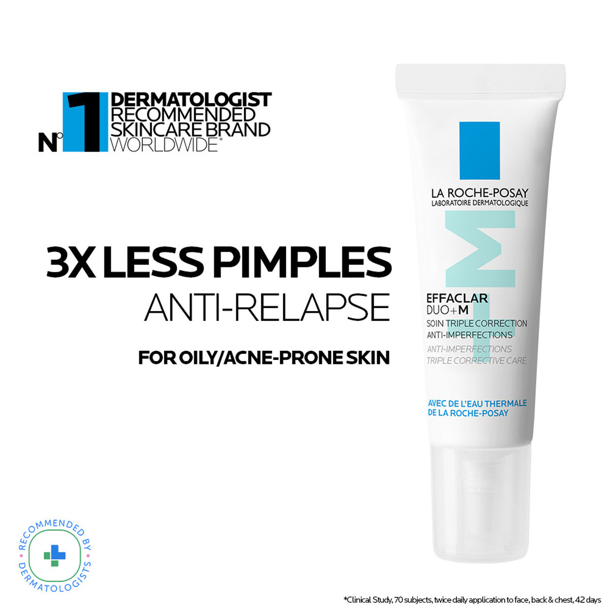 La Roche-Posay Effaclar Duo+M Gel Cream, 7.5 ml, Pack of 1 La Roche-Posay Effaclar Duo+M Gel Cream, 7.5 ml, Pack of 1