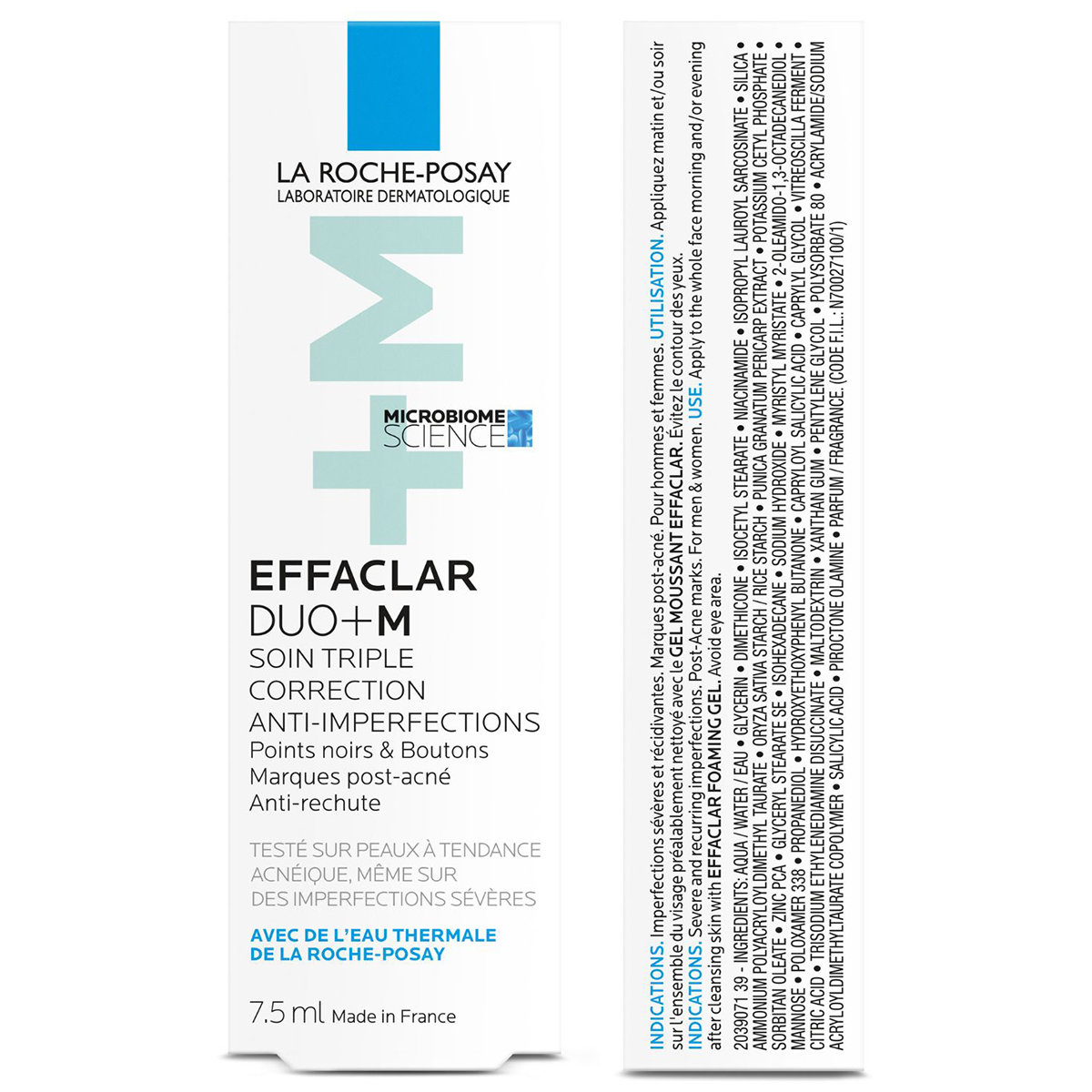 La Roche-Posay Effaclar Duo+M Gel Cream, 7.5 ml, Pack of 1 La Roche-Posay Effaclar Duo+M Gel Cream, 7.5 ml, Pack of 1