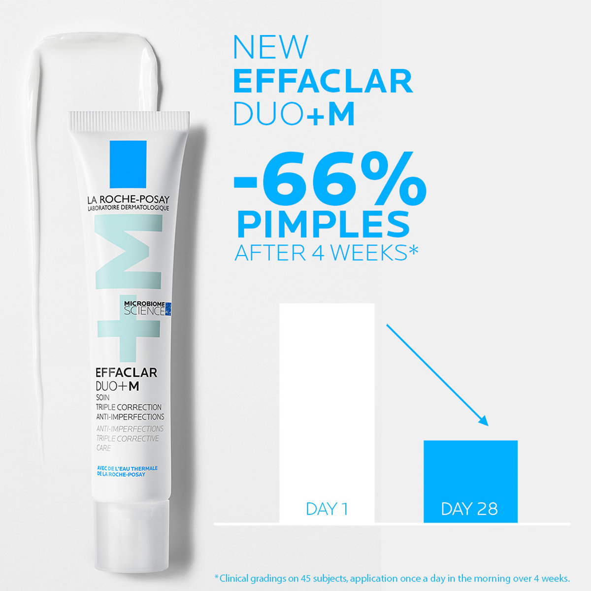 La Roche-Posay Effaclar Duo+M Gel Cream, 40 ml, Pack of 1 La Roche-Posay Effaclar Duo+M Gel Cream, 40 ml, Pack of 1