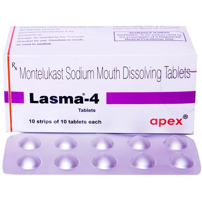 Lasma 4 Tablet 10's, Pack of 10 TABLETS