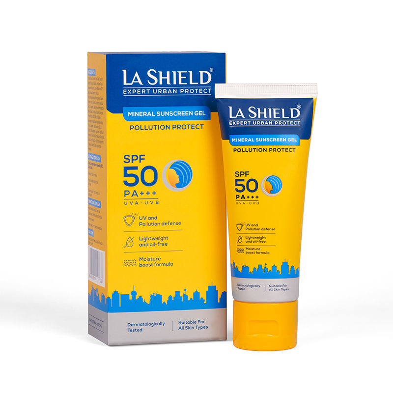 Buy La Shield Expert Urban Protect SPF 50 PA+++ Sunscreen Gel, 50 gm Online