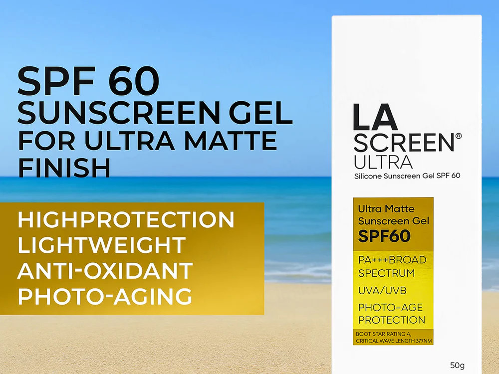 La Screen Ultra Silicone Sunscreen Spf 60 P+++ Gel 50 gm, Pack of 1 La Screen Ultra Silicone Sunscreen Spf 60 P+++ Gel 50 gm, Pack of 1