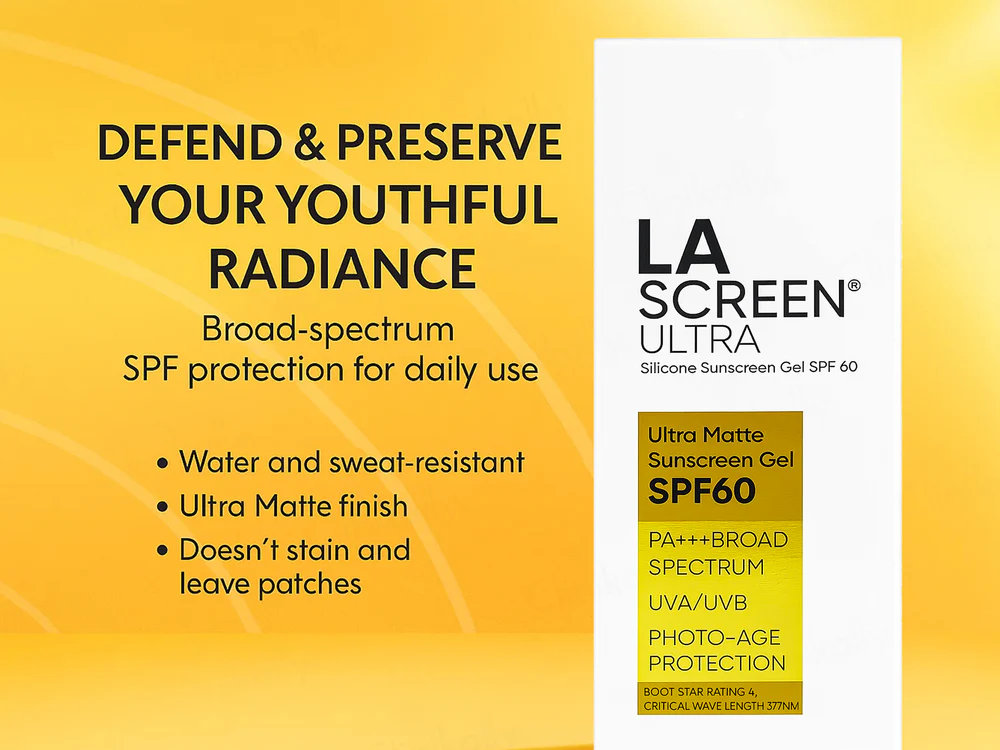 La Screen Ultra Silicone Sunscreen Spf 60 P+++ Gel 50 gm, Pack of 1 La Screen Ultra Silicone Sunscreen Spf 60 P+++ Gel 50 gm, Pack of 1