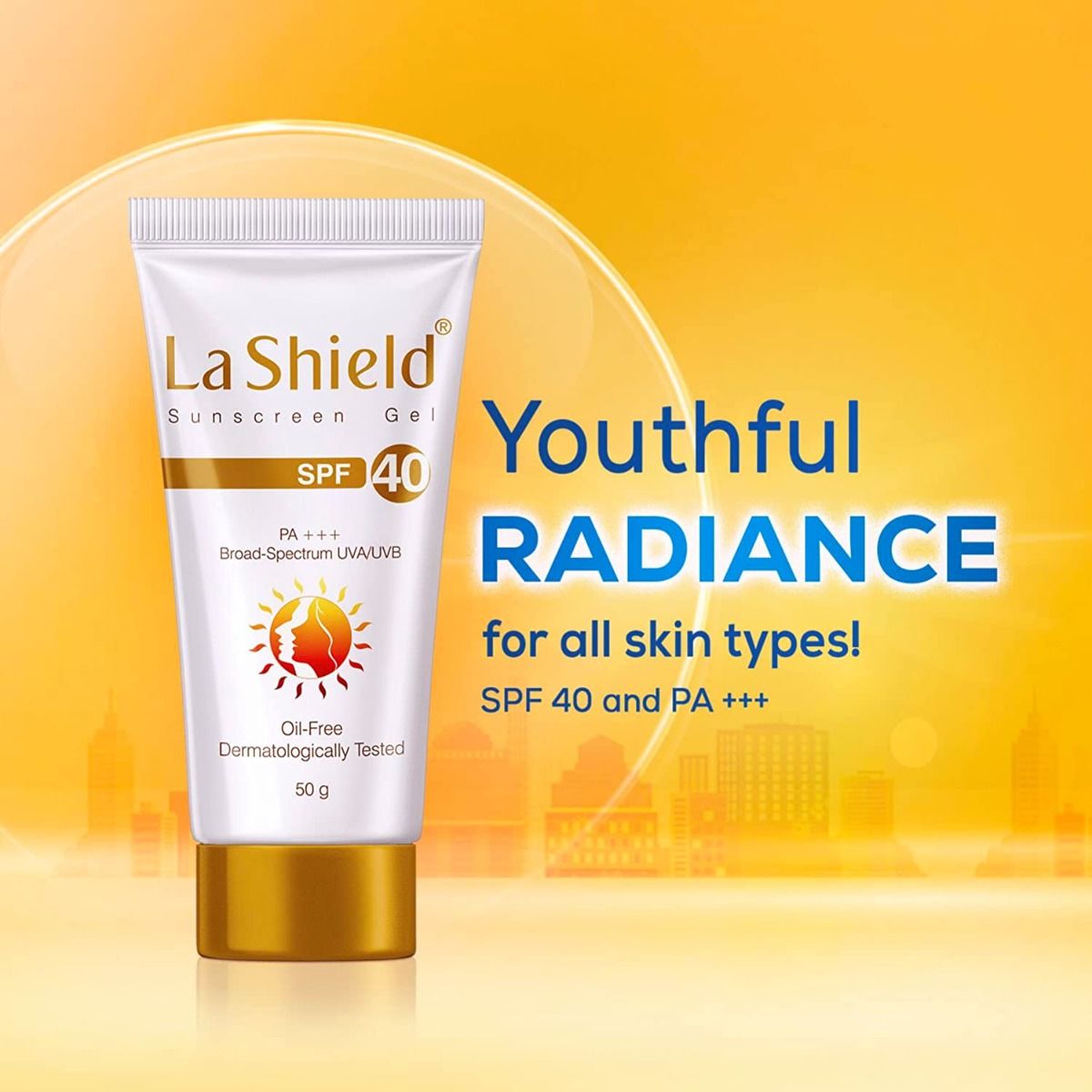 La Shield SPF 40 PA+++ Sunscreen Gel, 50 gm Price, Uses, Side Effects