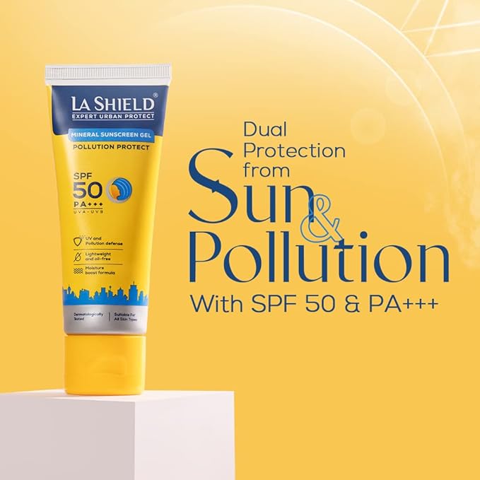 La Shield Urban Protect SPF 50 Sunscreen Gel 50 gm, Pack of 1 La Shield Urban Protect SPF 50 Sunscreen Gel 50 gm, Pack of 1