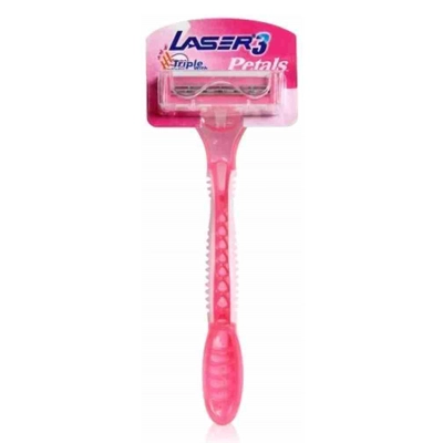 Laser Petals 3 Women Razor, 1 Count, Pack of 1