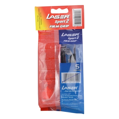 Laser Sport2 Firm Grip Razor, 5 Count, Pack of 1