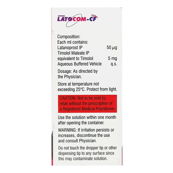 Latocom-CF Eye Drops 2.5 ml, Pack of 1 Eye Drops Latocom-CF Eye Drops 2.5 ml, Pack of 1 Eye Drops