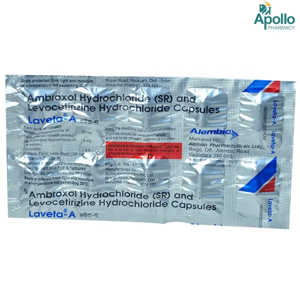 Laveta-A Capsule 10's