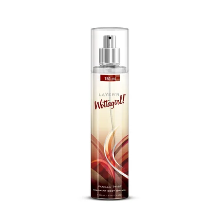 Layer'r Wottagirl Vanilla Twist Body Splash, 150 ml