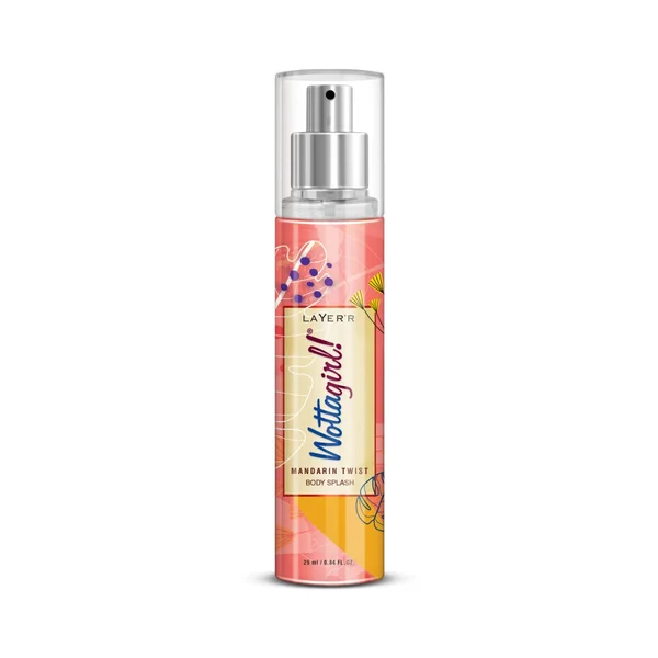 Layer'r Wottagirl Mandarin Twist Body Splash, 25 ml, Pack of 1