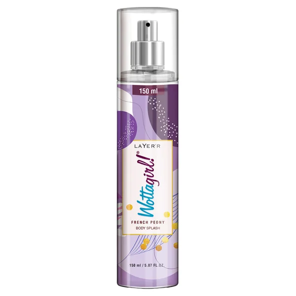Layerr Wottagirl French Peony Body Splash, 150 ml