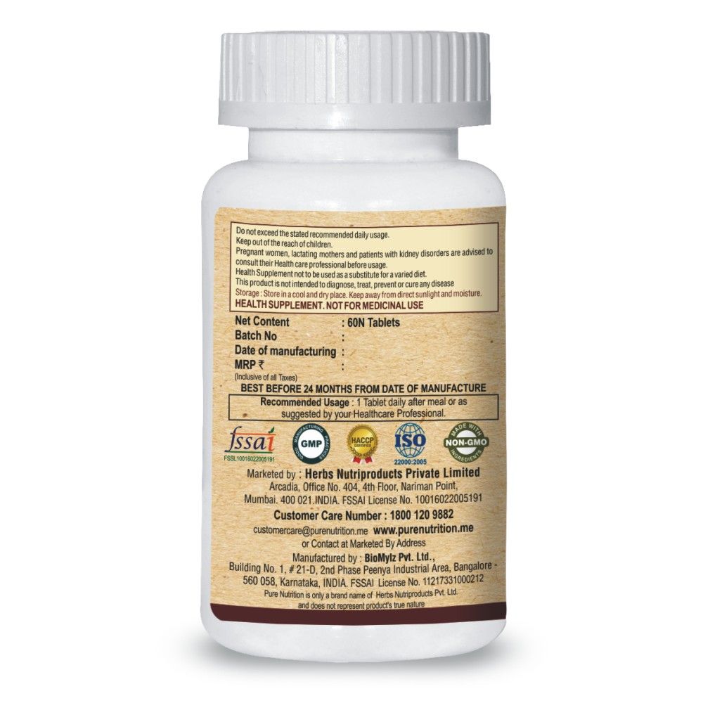 Pure Nutrition Zinc ZMA⁺, 60 Tablets Price, Uses, Side Effects