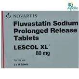 Lescol XL 80 Tablet 14's, Pack of 14 TABLETS