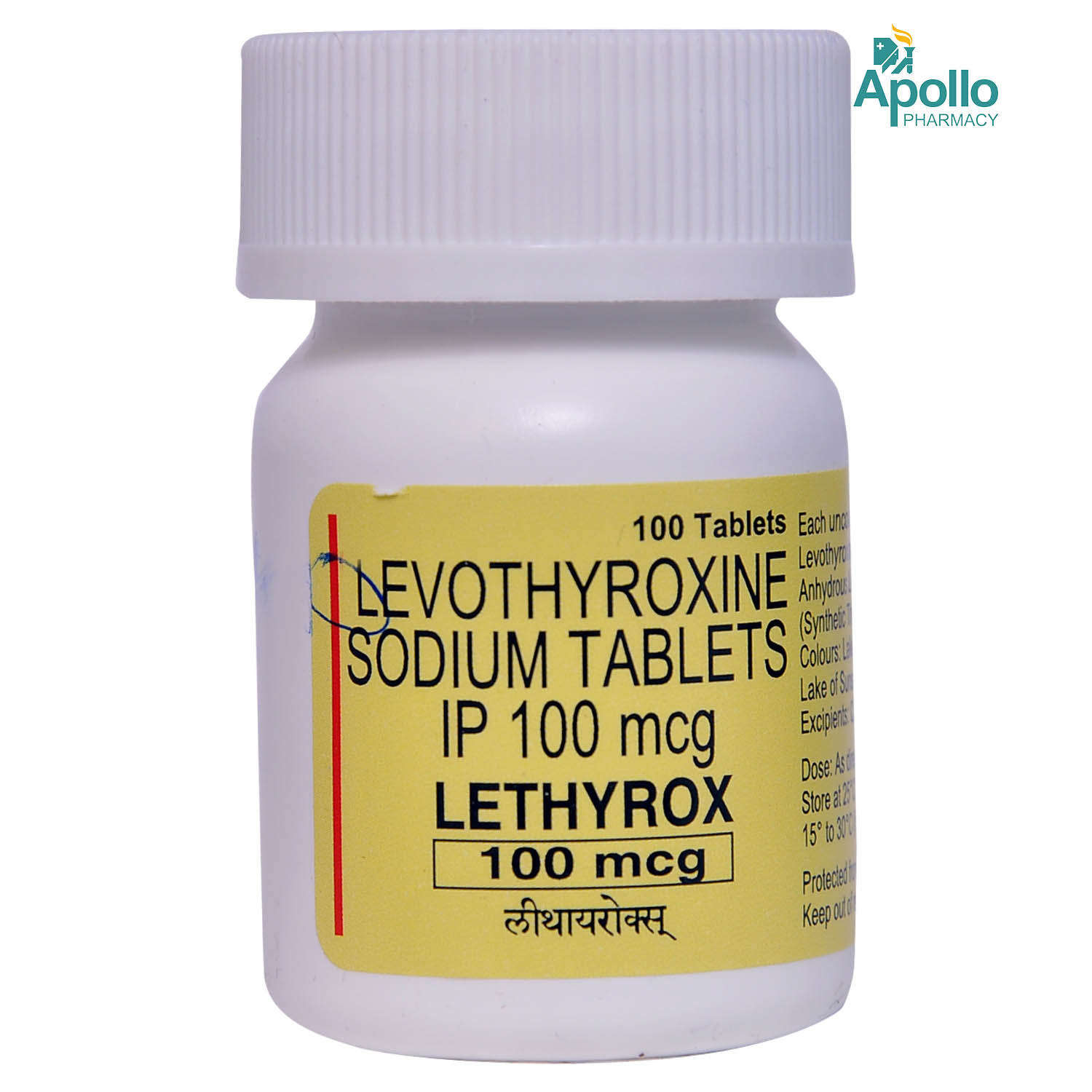 Lethyrox 100 mcg Tablet 100's Lethyrox 100 mcg Tablet 100's