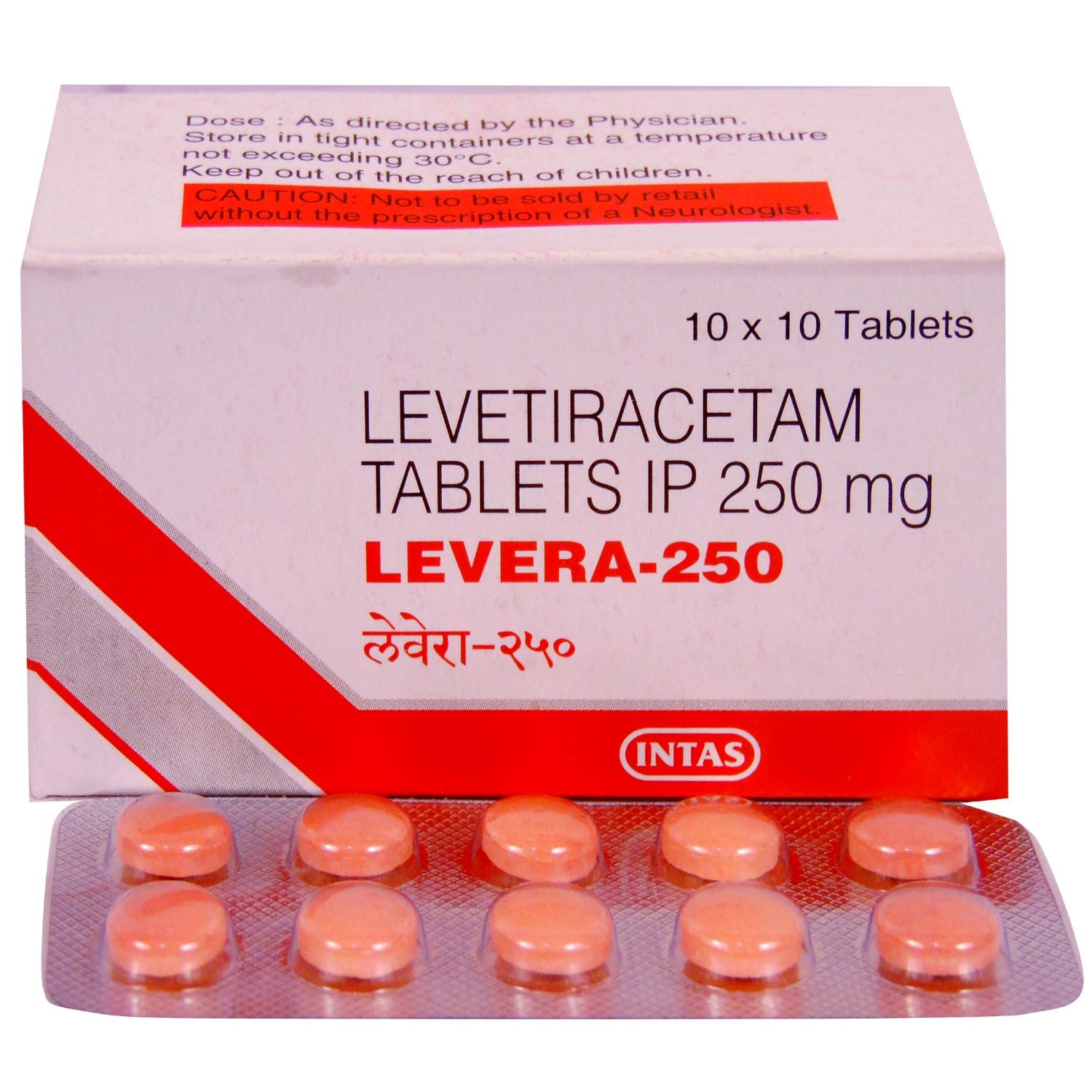 Levera-250 Tablet 10's, Pack of 10 TABLETS Levera-250 Tablet 10's, Pack of 10 TABLETS