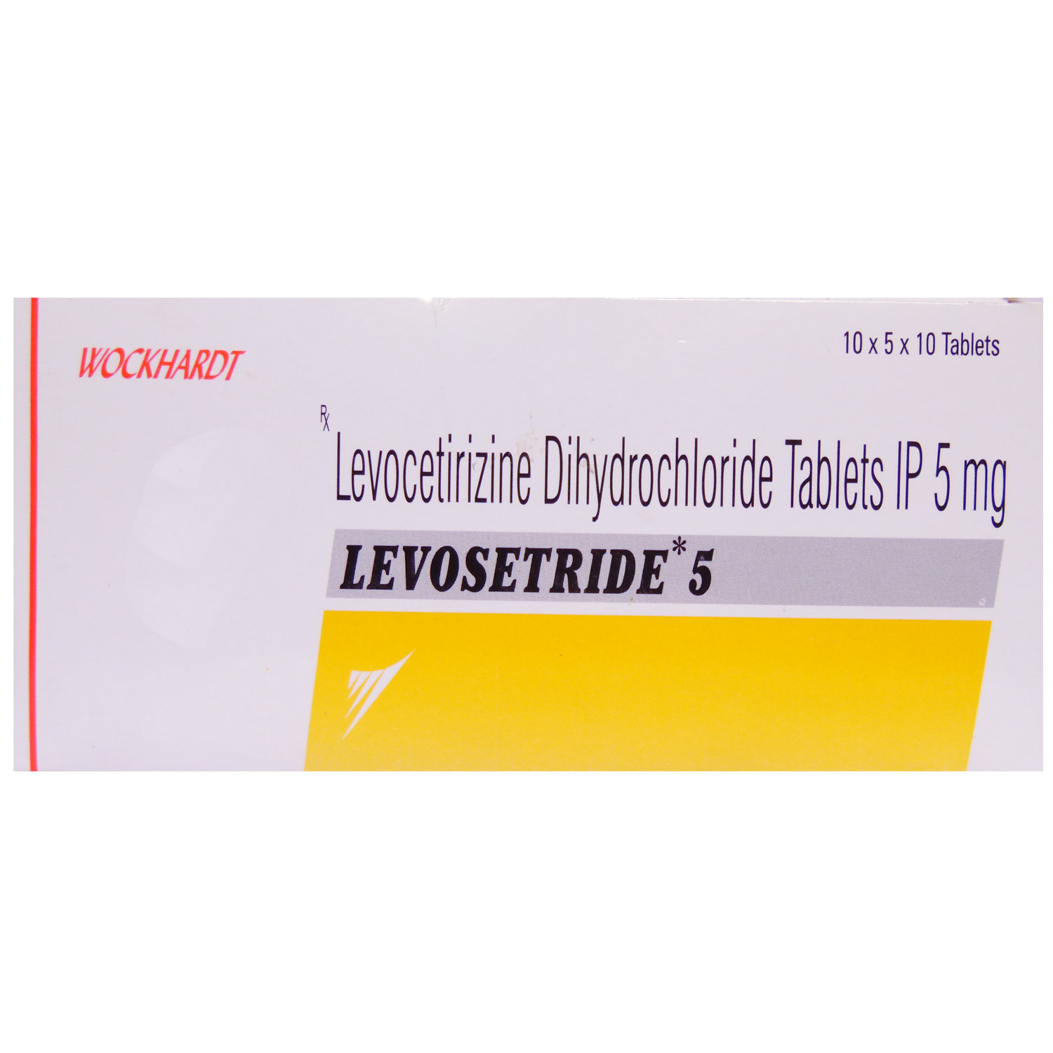 Levosetride 5 mg Tablet 10's, Pack of 10 TABLETS Levosetride 5 mg Tablet 10's, Pack of 10 TABLETS