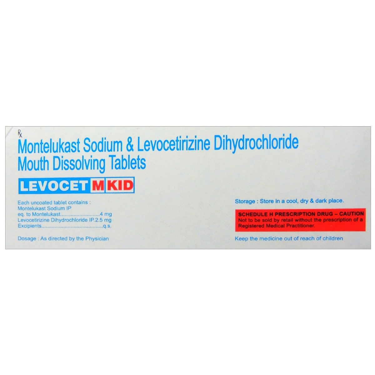 Levocet M Kid Tablet 10's, Pack of 10 TabletS Levocet M Kid Tablet 10's, Pack of 10 TabletS