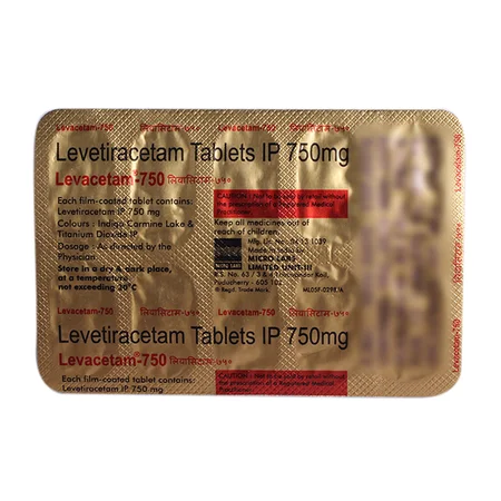 Levacetam 750mg Tablet 10's