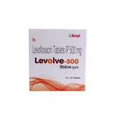 Levolve 500 mg Tablet 10's, Pack of 10 TabletS