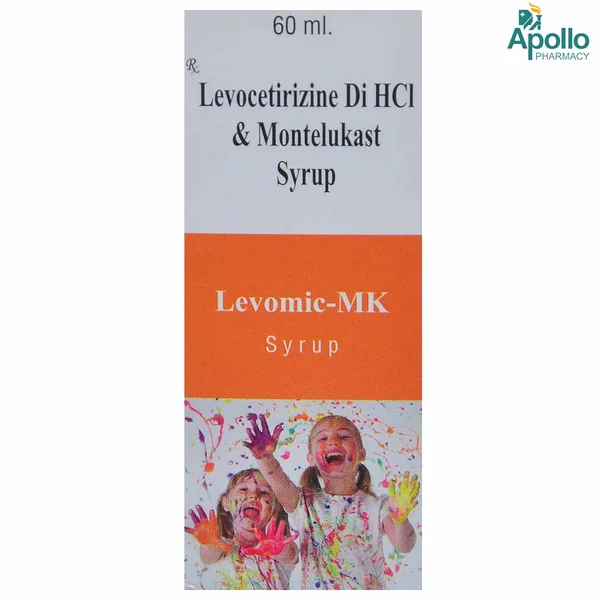 Levomic-MK Orange Flavour Suspension 60 ml, Pack of 1 Suspension