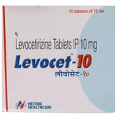 Levocet 10 Tablet 15's, Pack of 15 TABLETS